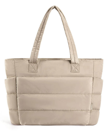 BAGSMART Women's Bag Large Capacity Solid Color Tote Bag Versatile Handbag for Commuter Work Student Class Shopping bag - Imbasat