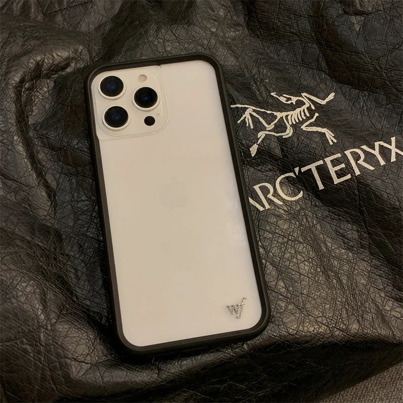 Wildflower Transparent Anti-Fall Phone Case for iPhone