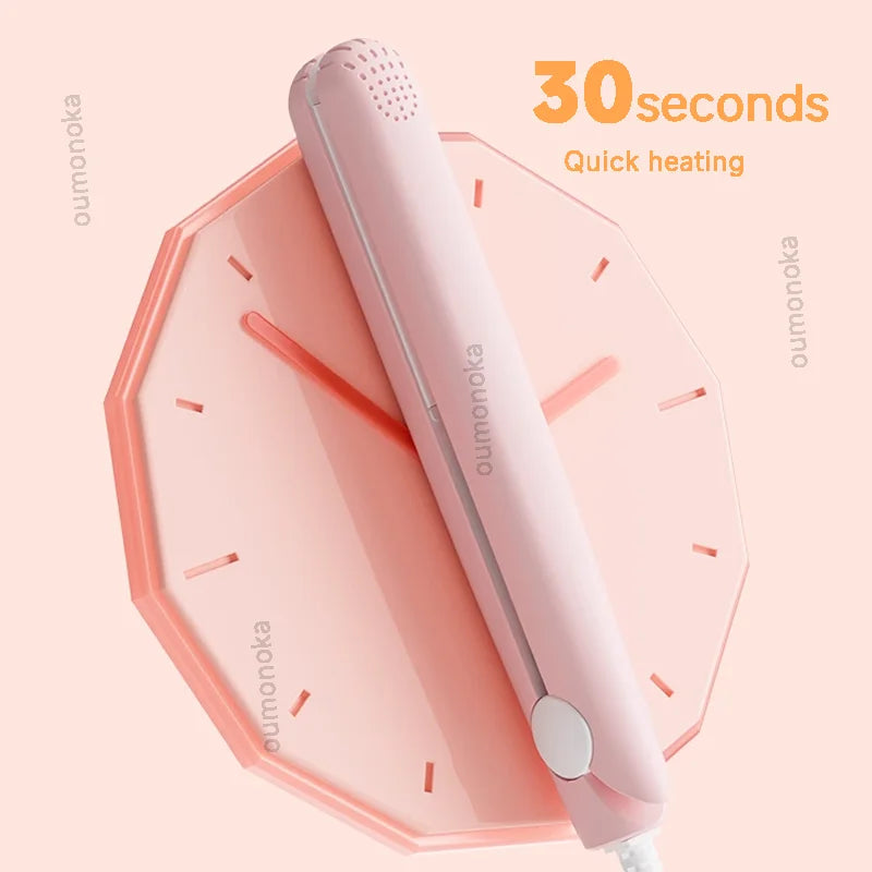 3-in-1 PTC Hair Straightener Styling Appliances Hot Combs Tools Heated Flat Iron Beard Styler Professional Brush Curling Iron