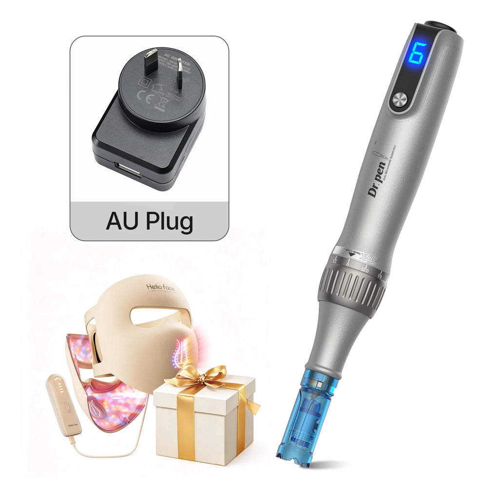 Dr. Pen M8S Microneedling Pen with 12 Replacement Cartridges Wireless Derma