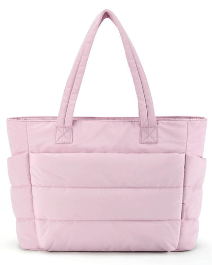 BAGSMART Women's Bag Large Capacity Solid Color Tote Bag Versatile Handbag for Commuter Work Student Class Shopping bag - Imbasat