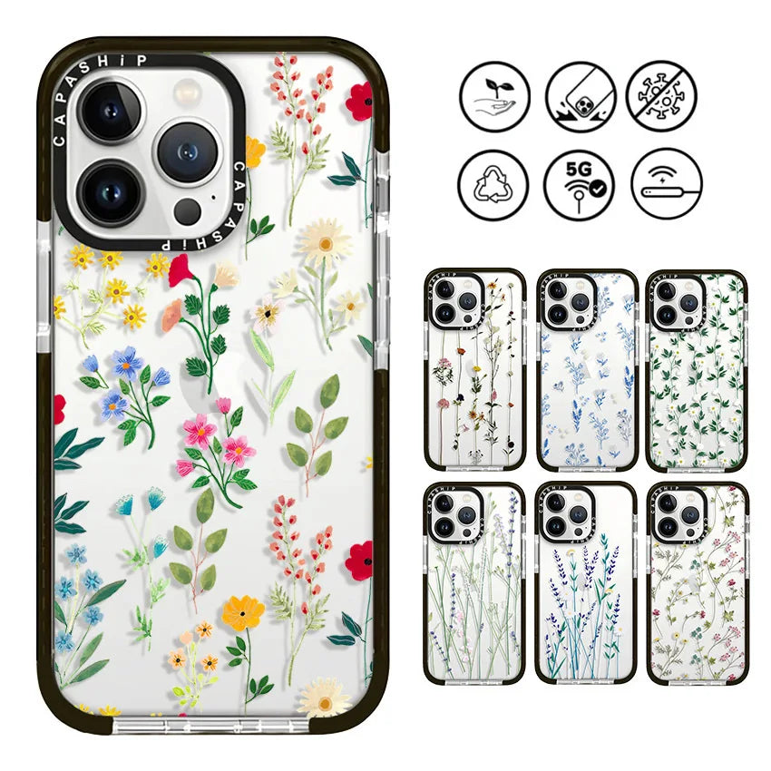 Spring Elegant Flowers Case For iPhone