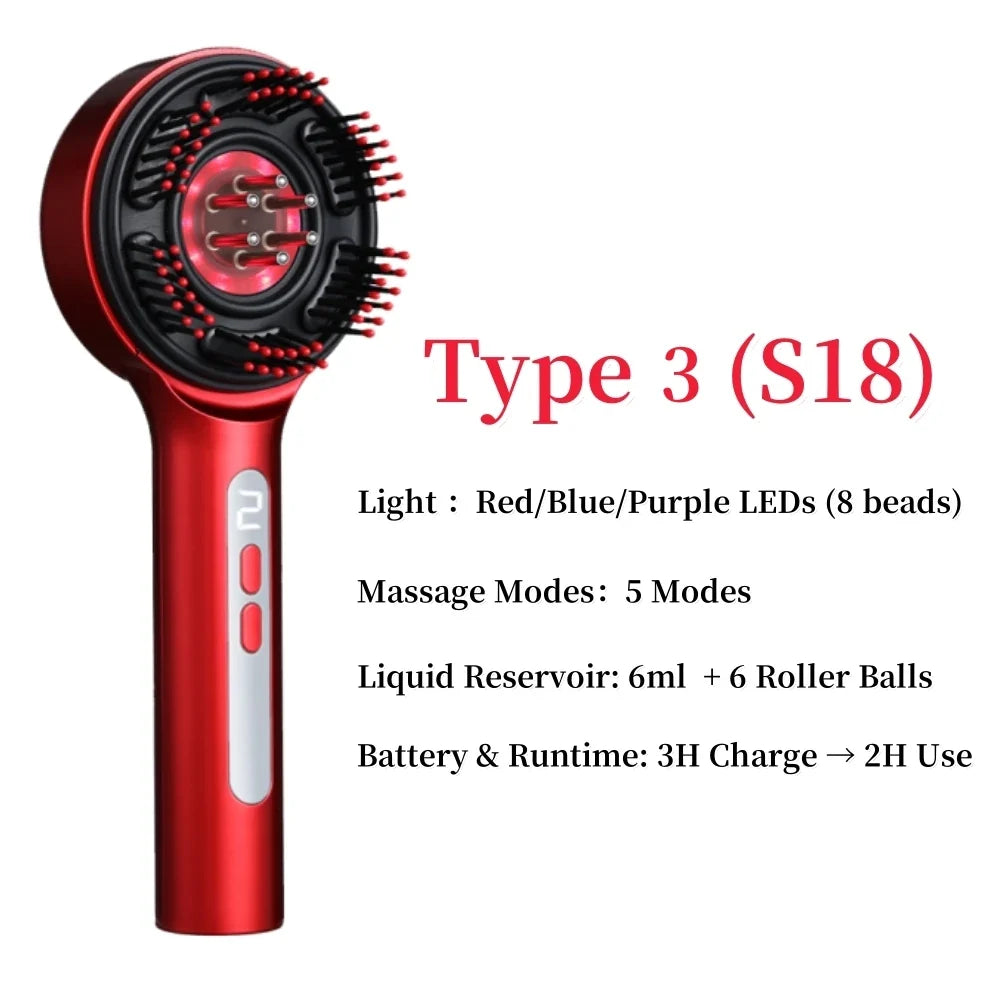Electric Head Massager Hair Growth Comb Scalp air Care Hairbrush