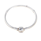 Handmade Original Fine Jewelry 925 Sterling Silver Charm Bracelet Soft Smooth Snake Bone Bracelets For Women