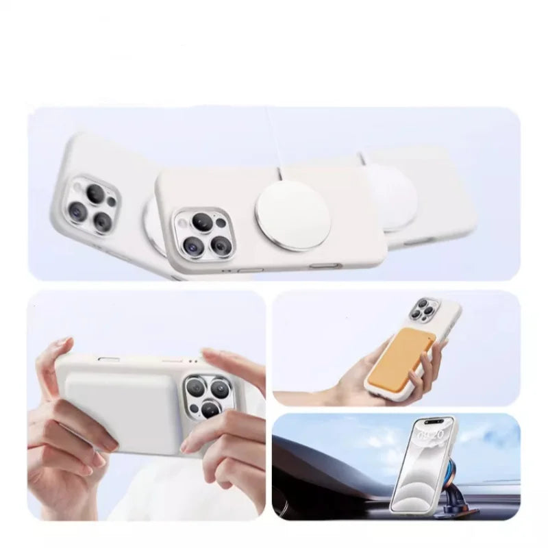 Liquid Silicone Case for iPhone  Magnetic Magsafe