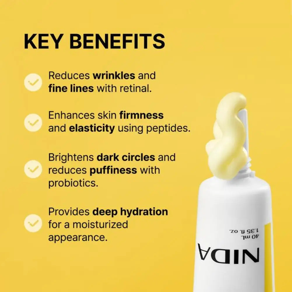 NIDA Korea Moisturizing Ultimate Cream Retinol Revitalizing Eye Cream Anti-Aging Moisturizing Propolis Essence Skin Care