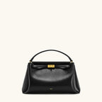 JW PEI Carmen Lock Handbag 2026 New Women's Crossbody Small Square Turnlock Closure Purse Minimalist Vegan Leather Shoulder Bag