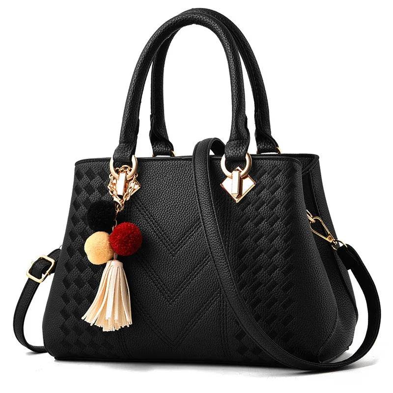 Classic Women Genuine Leather Bags High Quality Vintage Messenger Bags Luxury Women Tote Handbags for Ladies Shopper Female Bag - Imbasat