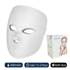 LED Facial Mask Light Therapy Red Light Facial Mask Anti-Aging Rejuvenation