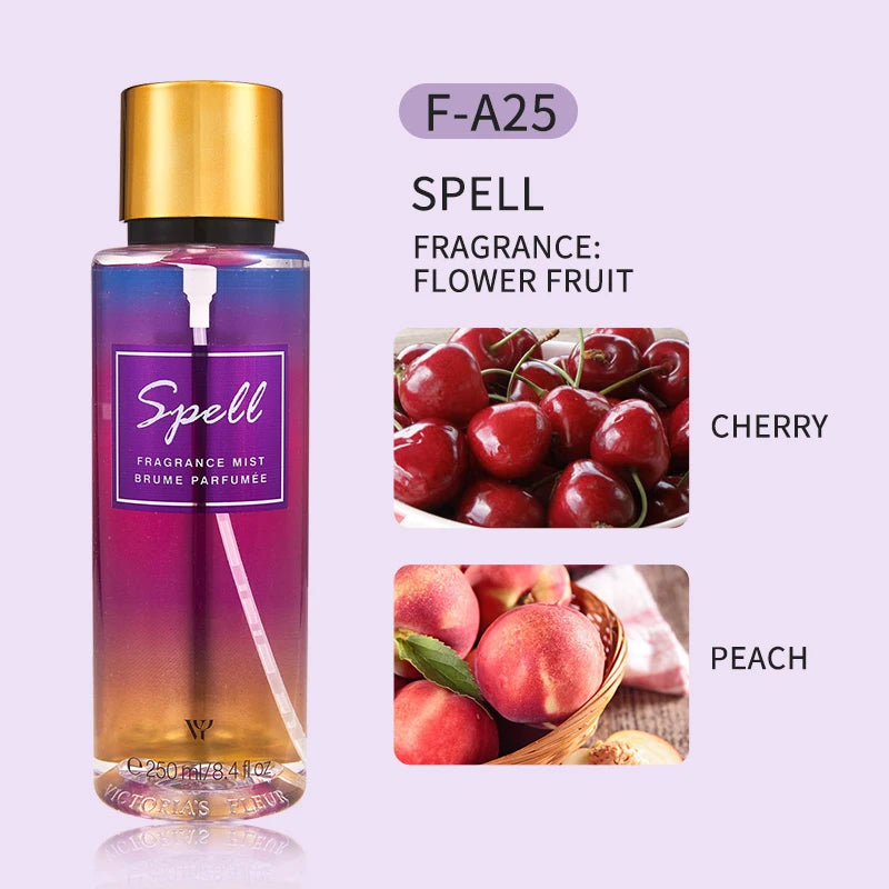 Women's Vita Flower Season Long-Lasting Perfume Body Spray, 250ml/Bottle