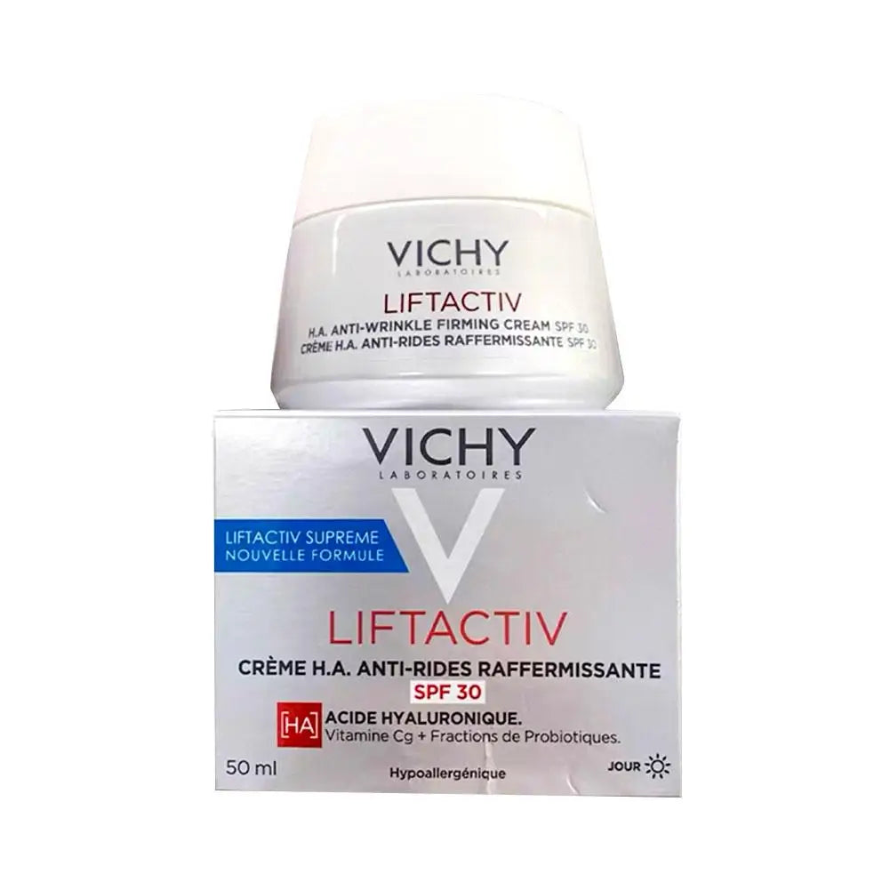 50ml Vichy Liftactiv Supreme Anti-Wrinkle Firming Day Cream Improve Fine Lines Redness Stinging SPF30 High Sun Protection