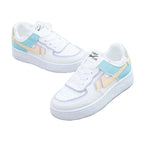 Lace-up Flat Casual Shoes Comfortable Thick-soled Round-toe Breathable