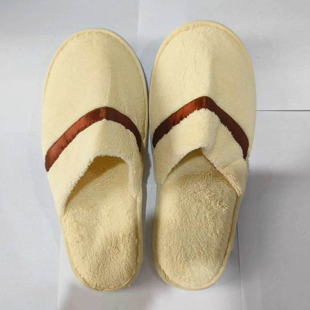 All-inclusive Slippers Men Women Hotel Disposable Slippers Hospitality Travel Comfor Multi-colored Breathable Slides Sandals - Imbasat