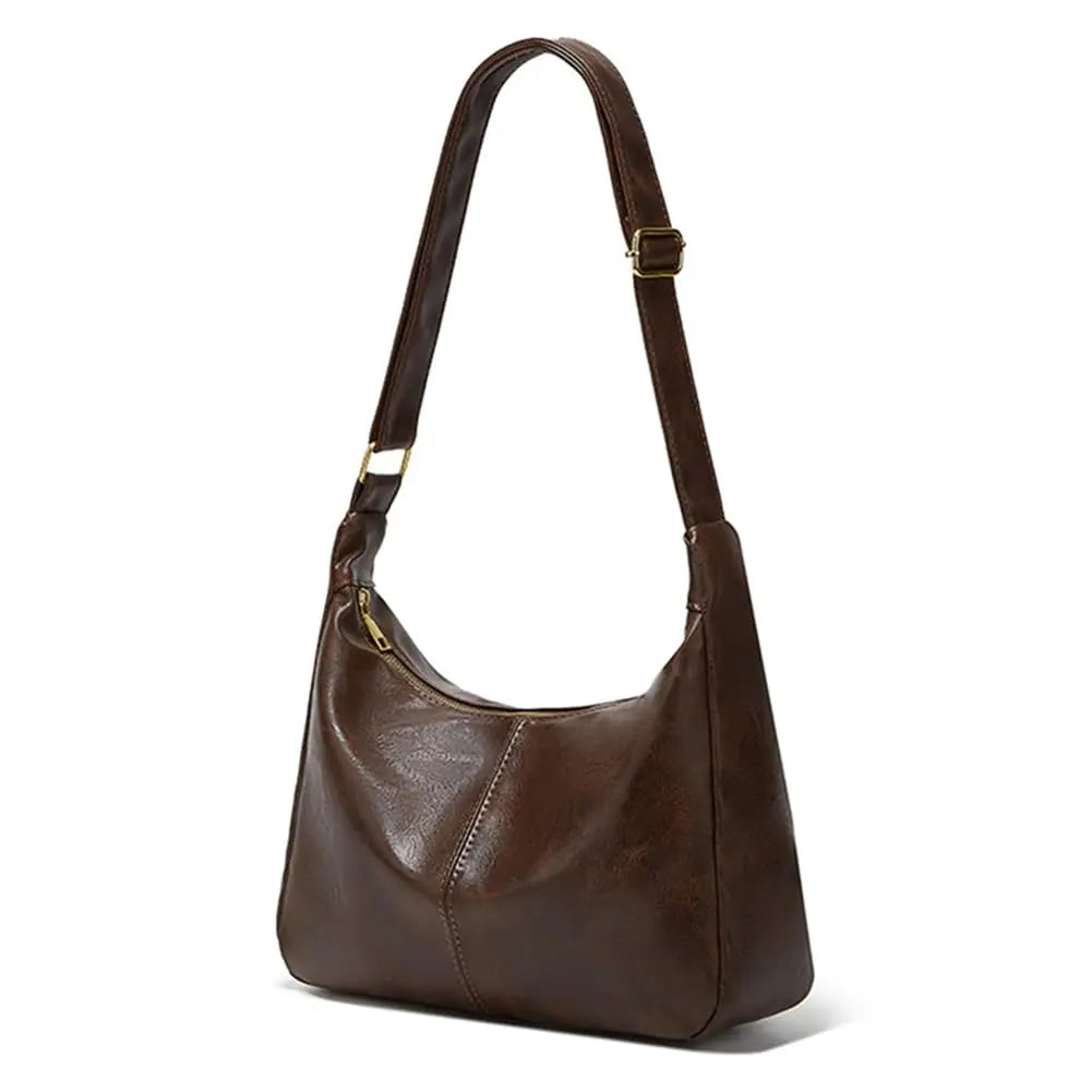 Hobo Shoulder Bags for Women Ultra Soft Foldable Vegan Leather Shoulder Handbag Stylish Slouchy Tote Purses Casual Tote