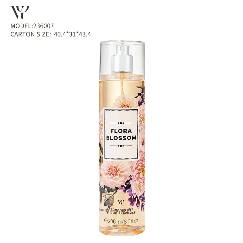 Women's Long Lasting Light Fragrance Victoria Fragrance Body Spray With Various Flavors Skin Care 236ml