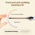 Ceramic perm bar 0.51 inch hair salon hot perm tool curling iron, fast heating, dual speed temperature control