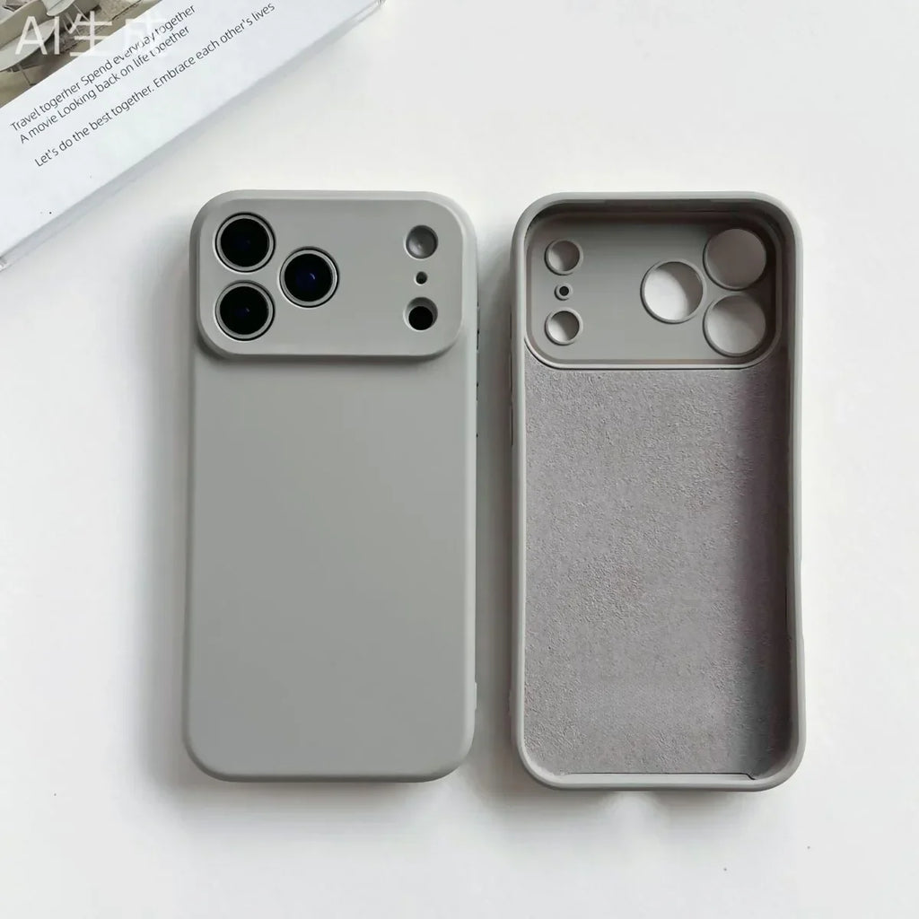 Soft Liquid Silicone Phone Case For iPhone