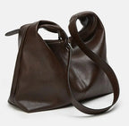 Slouchy Tote Bags for Women Retro Vegan Leather Shoulder Crossbody Bag Faux Leather Handbag Purse Satchel Soft Leather Bag