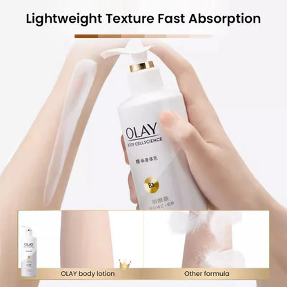 Olay Whitening&Moisturizing Body Cream B3+ VitaminC Moisturize Skin VC Essence Nicotinamide Fragrance Olay Body Lotion 260/480ml