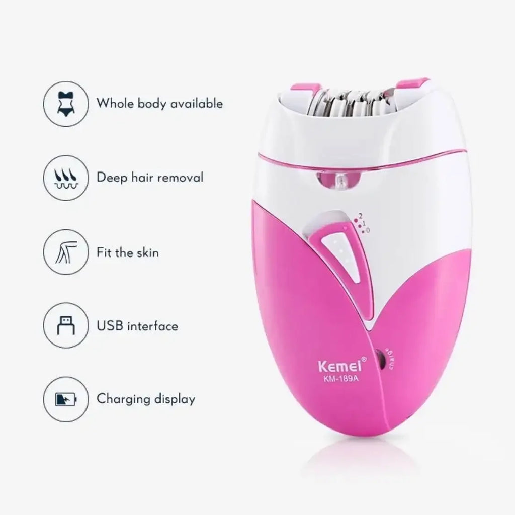 Kemei Women Epilator Electric Hair Remover