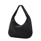 2025 Trendy Woven Hobo Bag for Women Vegan Leather Handmade Tote Handbag Fashion Large Capacity All-Match Shoulder Underarm Bags