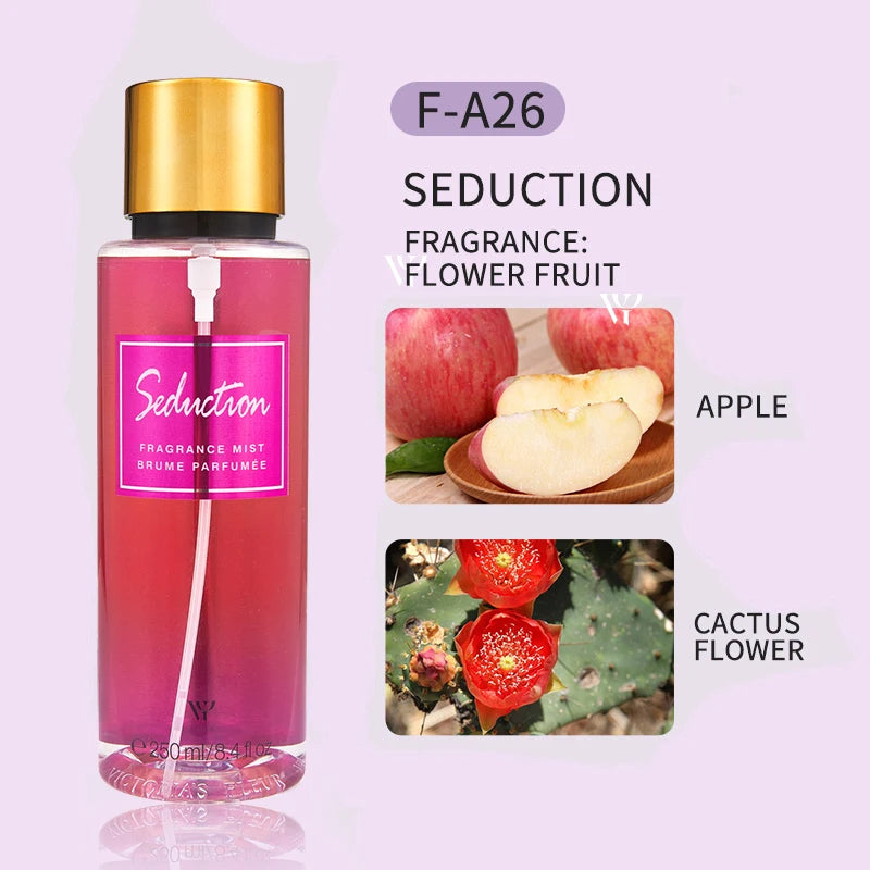 Women's Vita Flower Season Long-Lasting Perfume Body Spray, 250ml/Bottle