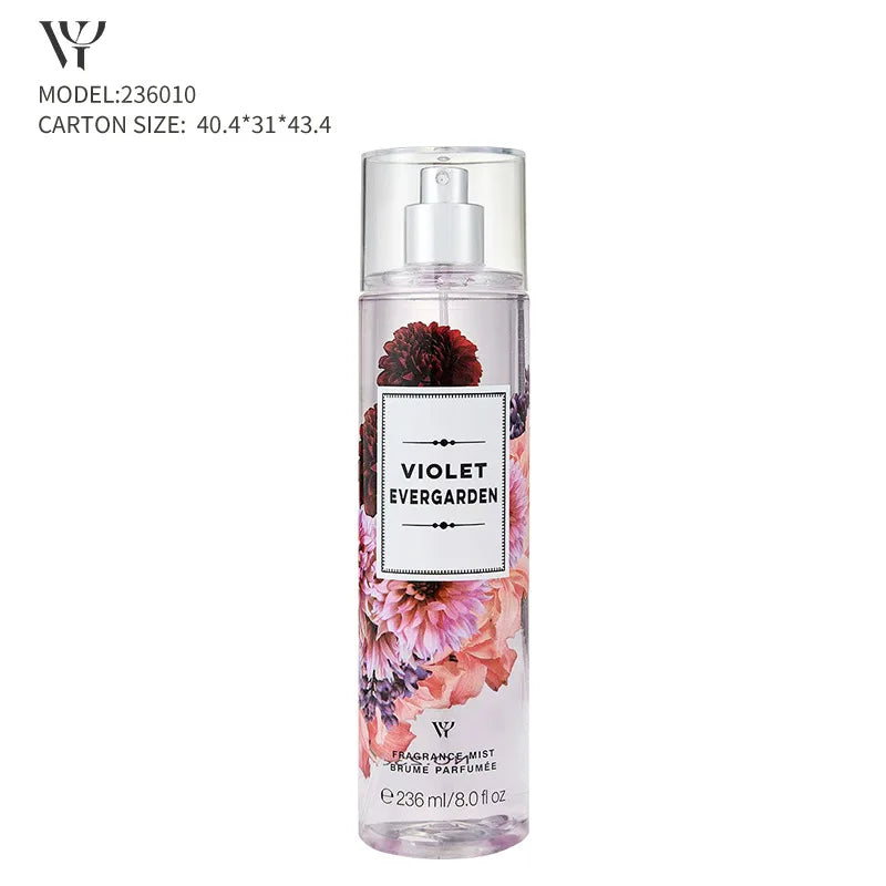 Women's Long Lasting Light Fragrance Victoria Fragrance Body Spray With Various Flavors Skin Care 236ml