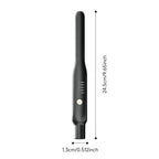 2-in-1 Mini Hair Straightener & Curler - Ceramic Fast Heating 140-220°C - Portable Flat Iron for Short Hair Travel Styling