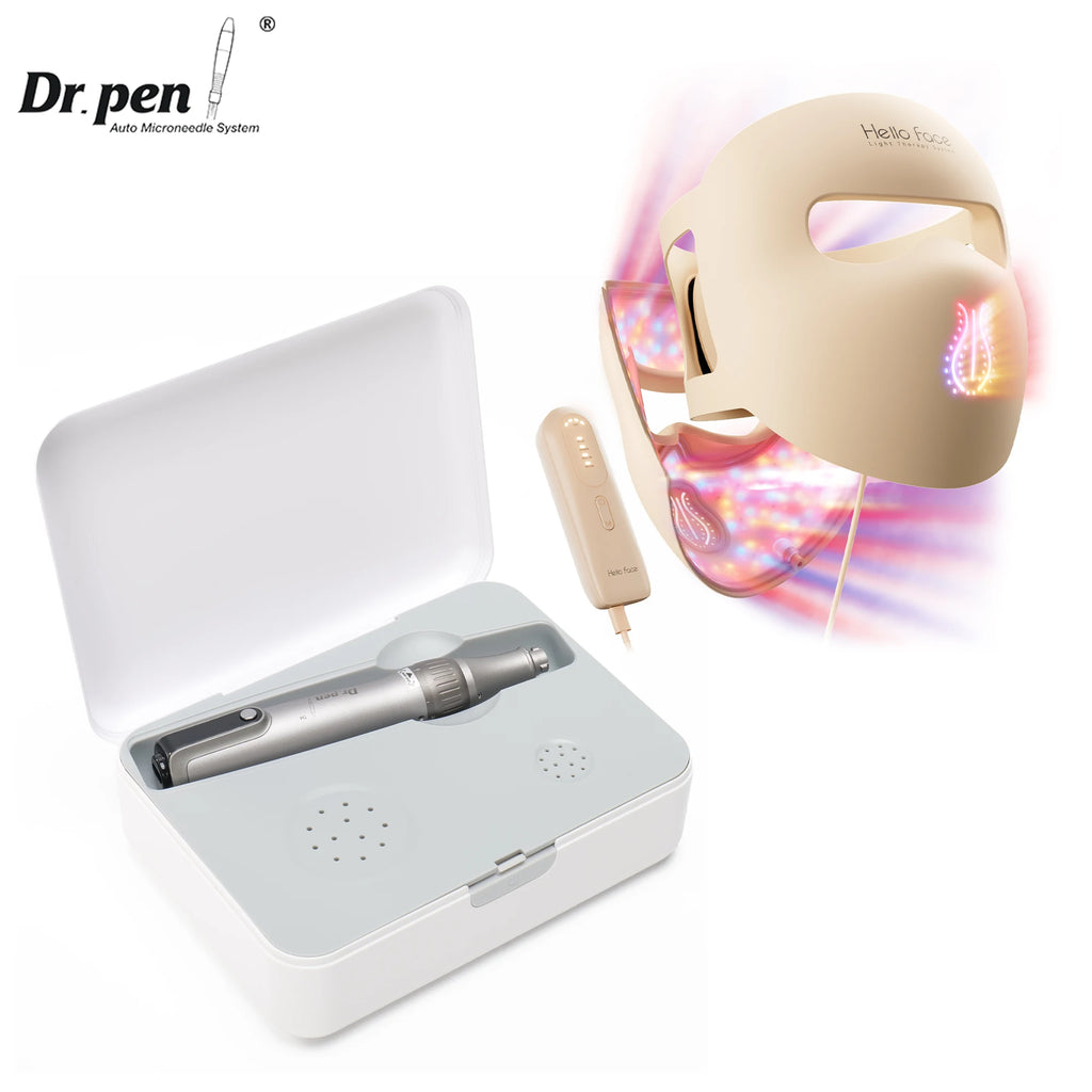 Dr. Pen M8S Microneedling Pen with 12 Replacement Cartridges Wireless Derma
