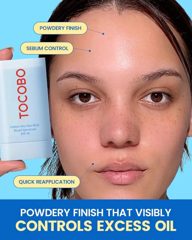 Original sunscreen, refreshing, moisturizing, natural concealer, UV protection cotton stick, easy to carry, brightening the skin