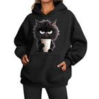 Funny Cat New Fashion Women's Hoodies Spring Autumn Winter