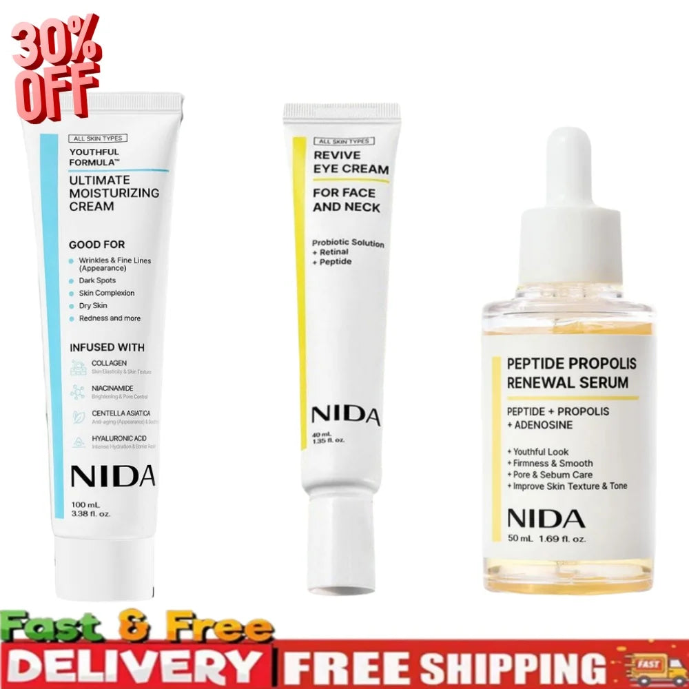 NIDA Korea Moisturizing Ultimate Cream Retinol Revitalizing Eye Cream Anti-Aging Moisturizing Propolis Essence Skin Care