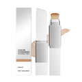 2 in 1 Color Changing Foundation Stick Smart Shade Adjusting Lightweight Creamy Formula Natural Matte Finish Buildable Coverage