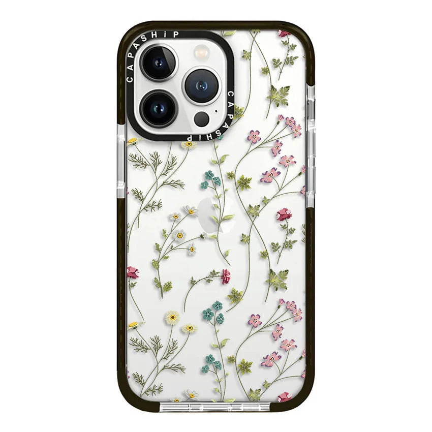 Minimalist Floral Fragments Case For iPhone