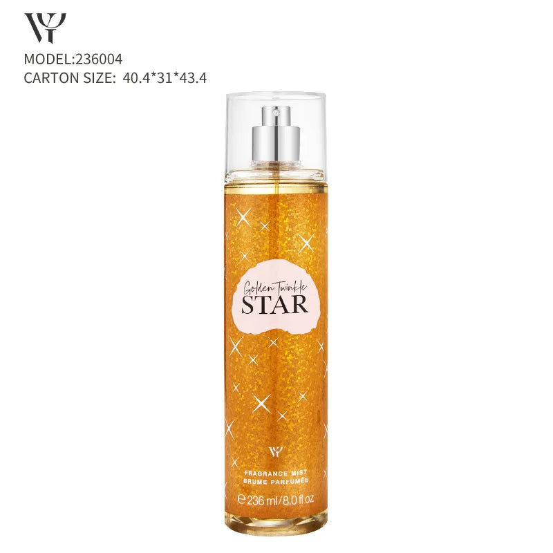 Women's Long Lasting Light Fragrance Victoria Fragrance Body Spray With Various Flavors Skin Care 236ml