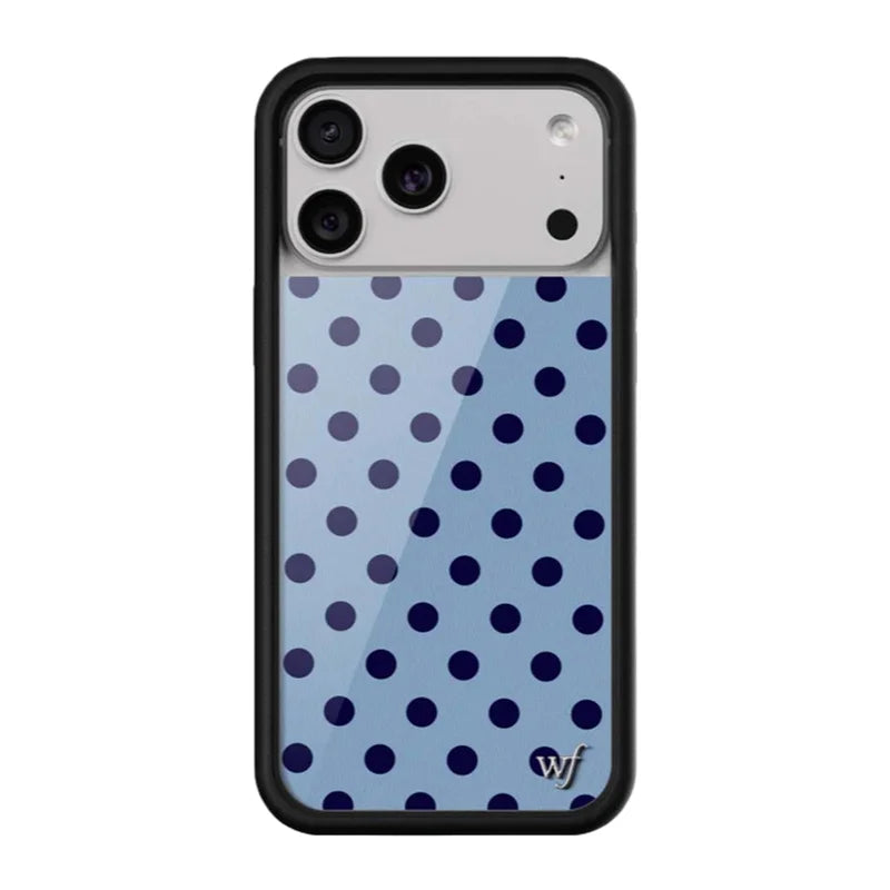 Wildflower 3D Cute Black white brown yellow Polka Dots Phone case For iPhone