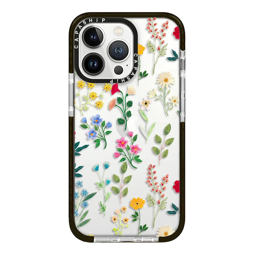 Minimalist Floral Fragments Case For iPhone