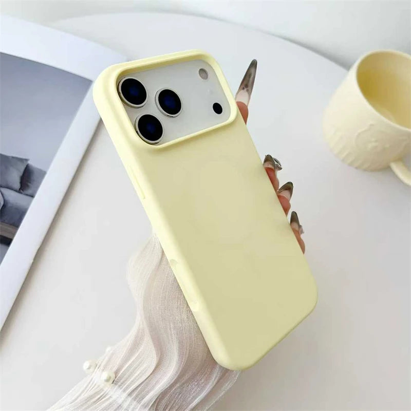 Slim Liquid Silicone Magnetic Magsafe Case for IPhone