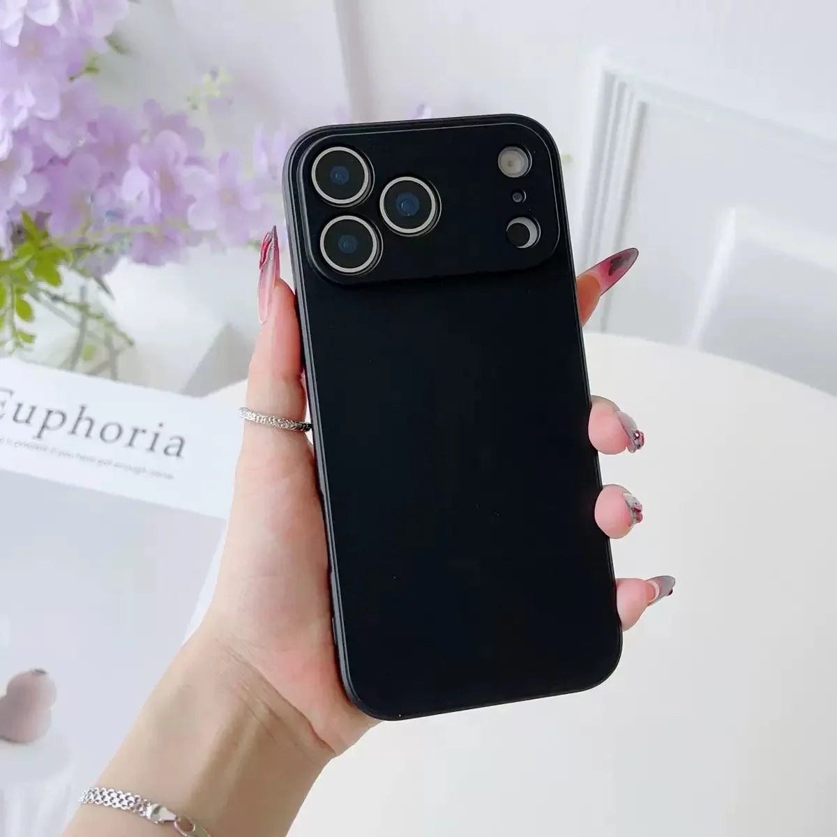Soft Liquid Silicone Phone Case For iPhone