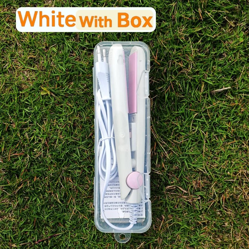 3-in-1 PTC Hair Straightener Styling Appliances Hot Combs Tools Heated Flat Iron Beard Styler Professional Brush Curling Iron