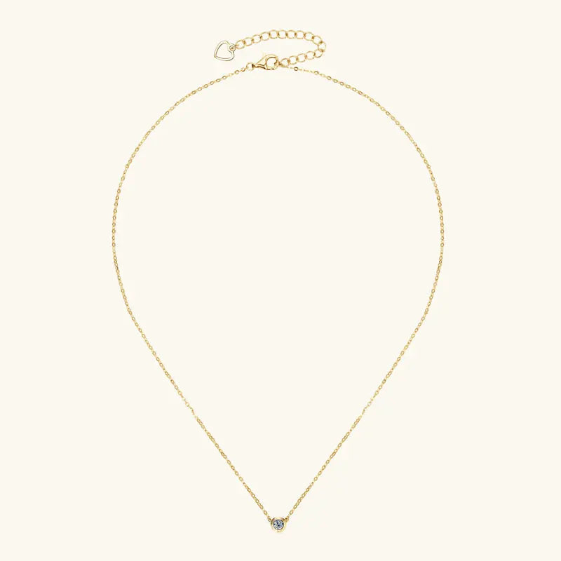 Lnngy 3mm 0.1ct Moissanite Diamond Necklace Bracelet Stud Earring For Women Simple Single Stone Earrings Bracelets Jewelry Set