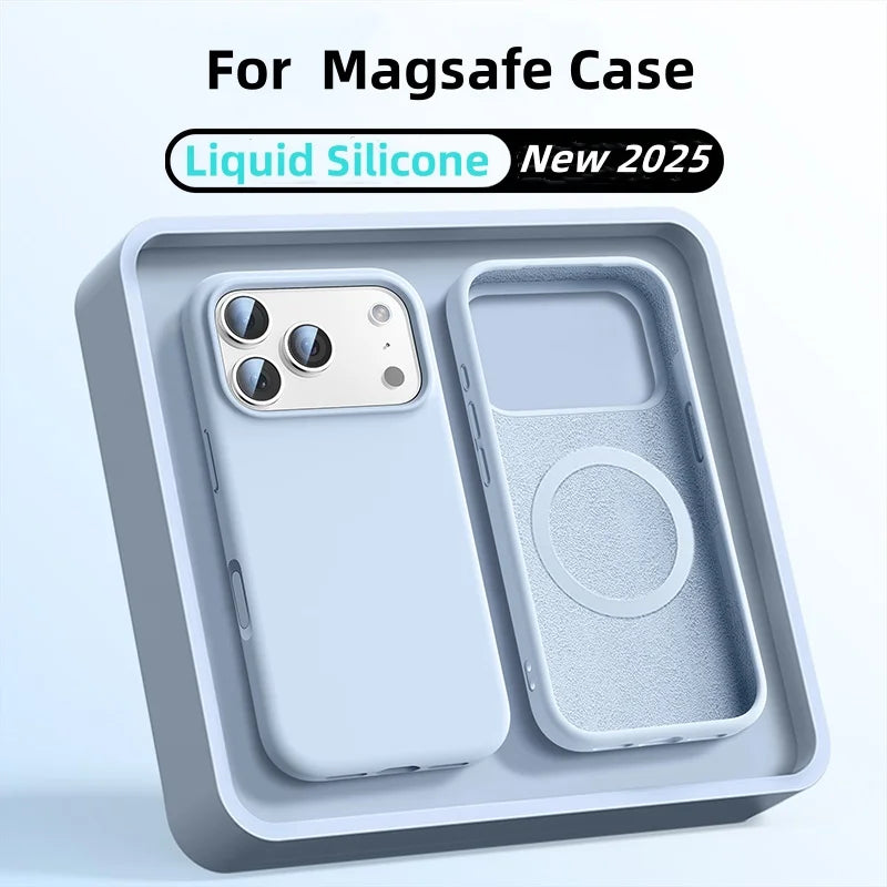 Liquid Silicone Case for iPhone  Magnetic Magsafe