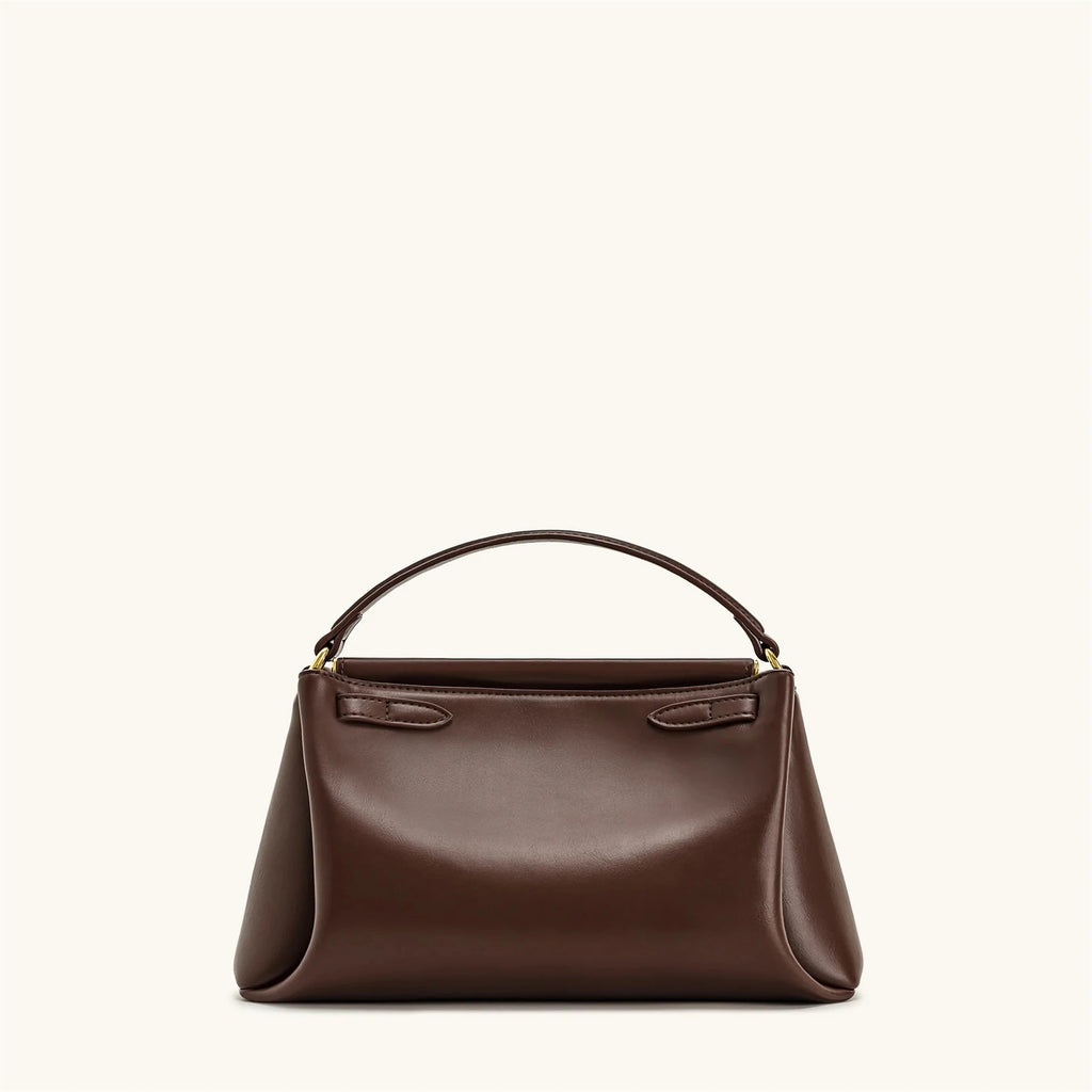 JW PEI Carmen Lock Handbag 2026 New Women's Crossbody Small Square Turnlock Closure Purse Minimalist Vegan Leather Shoulder Bag