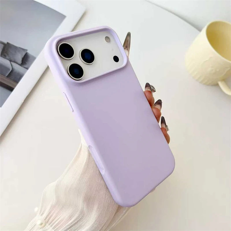 Slim Liquid Silicone Magnetic Magsafe Case for IPhone