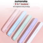 3-in-1 PTC Hair Straightener Styling Appliances Hot Combs Tools Heated Flat Iron Beard Styler Professional Brush Curling Iron