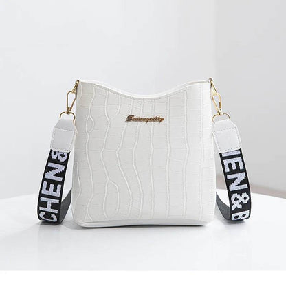 Women Crocodile Pu Leather Messenger Bags Large Capacity Women Bags Handbags Ladies Casual Totes Satchel Women Shoulder Bag - Imbasat