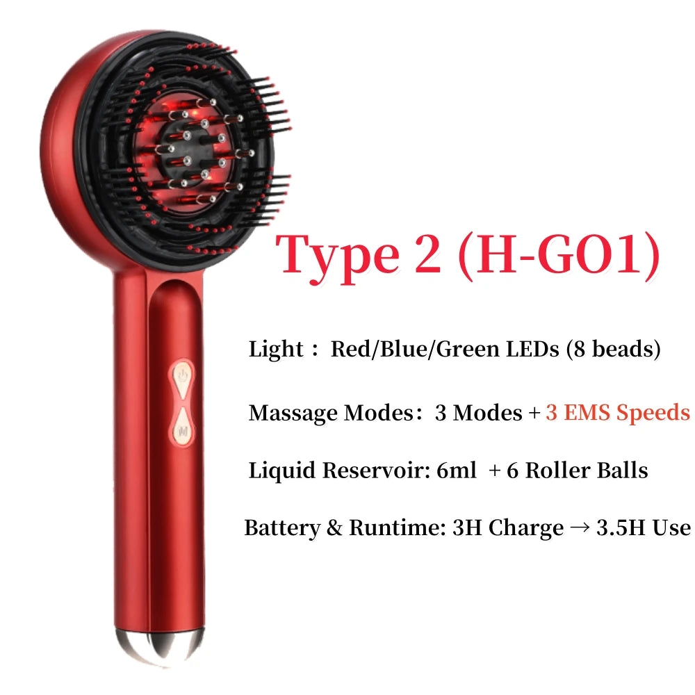 Electric Head Massager Hair Growth Comb Scalp air Care Hairbrush