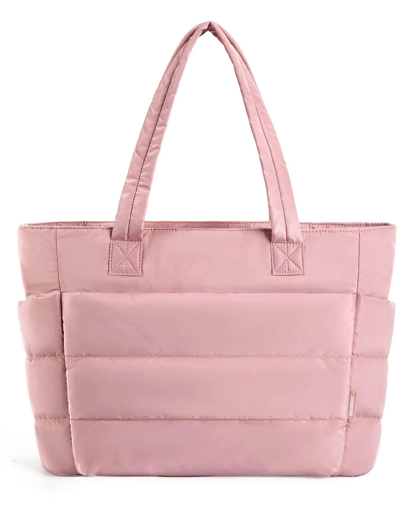 BAGSMART Women's Bag Large Capacity Solid Color Tote Bag Versatile Handbag for Commuter Work Student Class Shopping bag - Imbasat