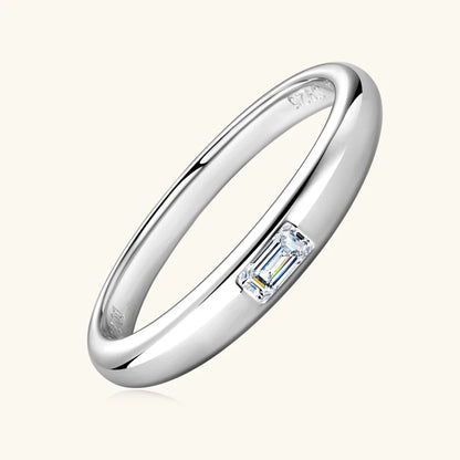 18k Gold Plated Wedding Ring for Women 925 Silver D Color Certified Moissanite Engagement Promise Band Princess Oval Emerald Cut