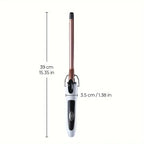 Ceramic perm bar 0.51 inch hair salon hot perm tool curling iron, fast heating, dual speed temperature control